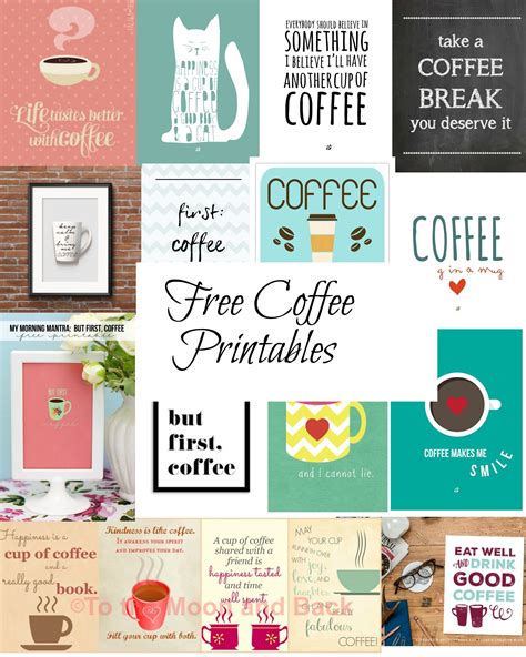 Free Coffee Printables